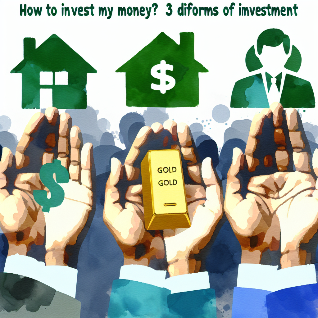 Como investir meu dinheiro? 3 formas diferentes de investimento