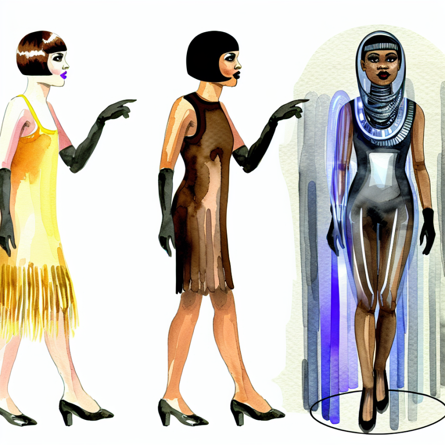 Como a Moda Evoluiu das Flappers dos Anos 20 até o Futurismo dos Anos 2000