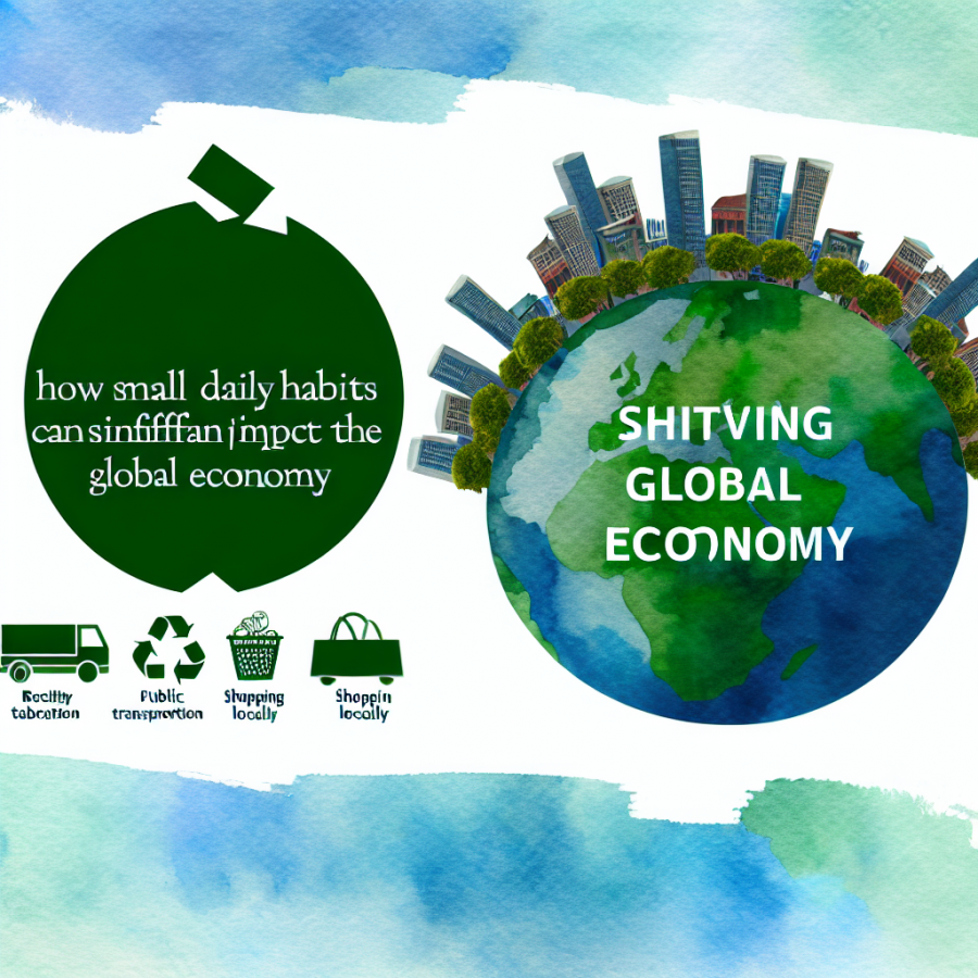 Como Pequenos Hábitos Diários Podem Impactar a Economia Global de Forma Significativa